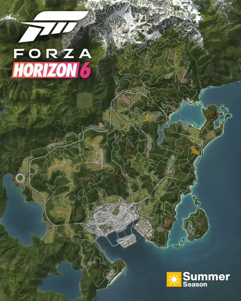 نقشه جدید بازی فورتزا 6 ایکس باکس
