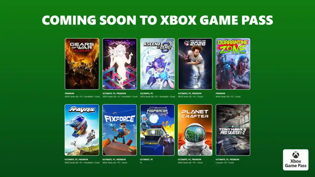 بازی های جدید گیم پس مرداد و شهریور 1405 - Xbox Game Pass August 2026